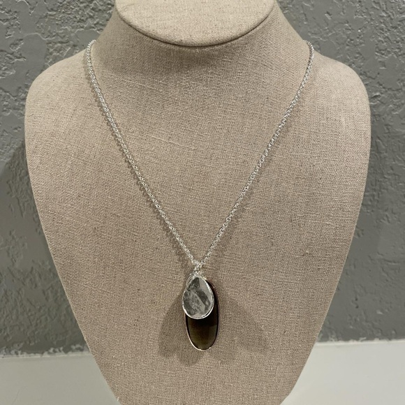 Gemstone Trinity Necklace - Picture 1 of 5